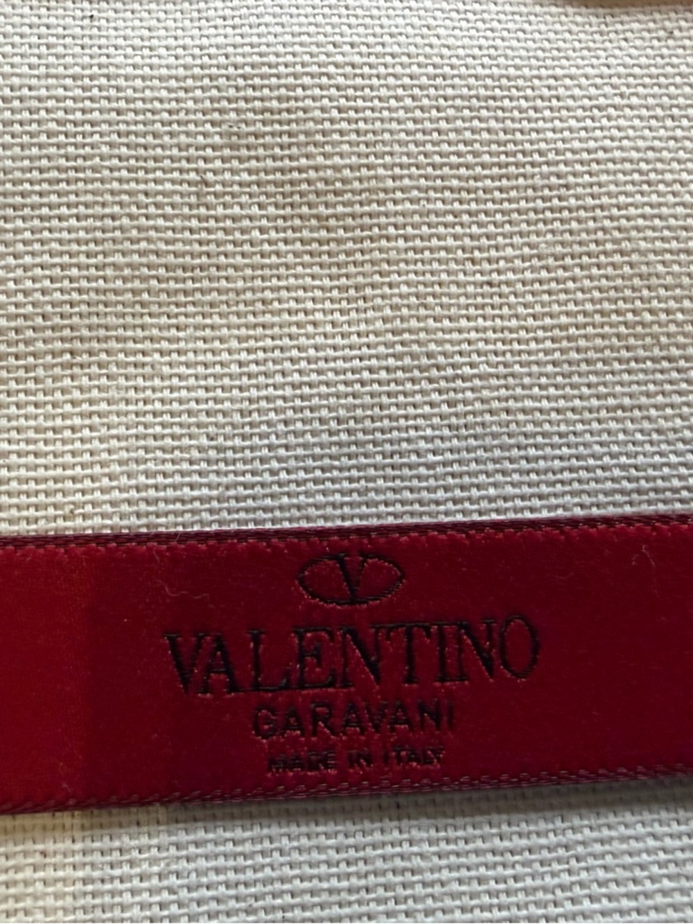 Cream Valentino Garavani Drawstring Dust Bag 10 X 14
